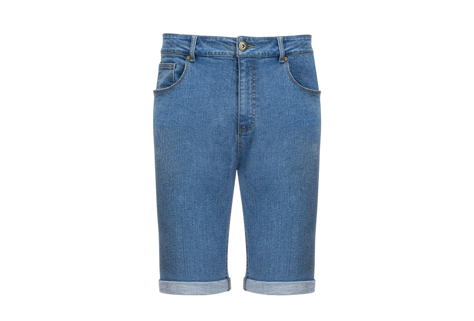Milanoro - L - Short en jean - Homme - Bleu clair