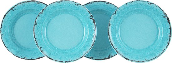 Gimex - Stone Line - Assiette creuse - Opal - 4 pièces