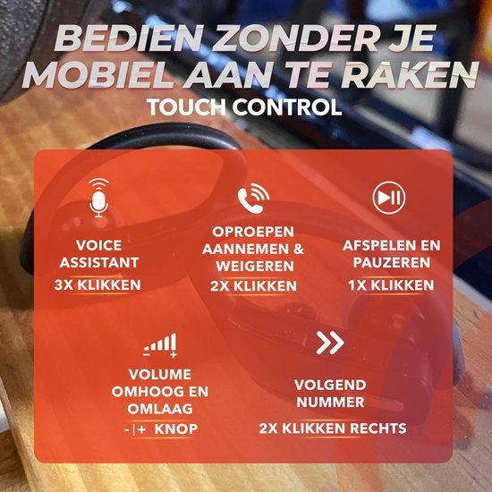 Cozey Écouteurs de sport sans fil avec Bluetooth - Course à pied - Microphone - Écouteurs sans fil