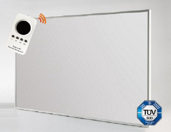 Sunet Panneau chauffant infrarouge 1200W - Panneau infrarouge - Télécommande App et wifi - Garantie 2 ans - Certification TUV - Blanc