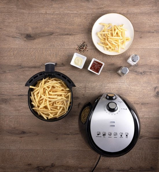 Alpina Friteuse sans Huile XL, Airfryer, 3.2L, 80 à 200°C, 1500W, Noir