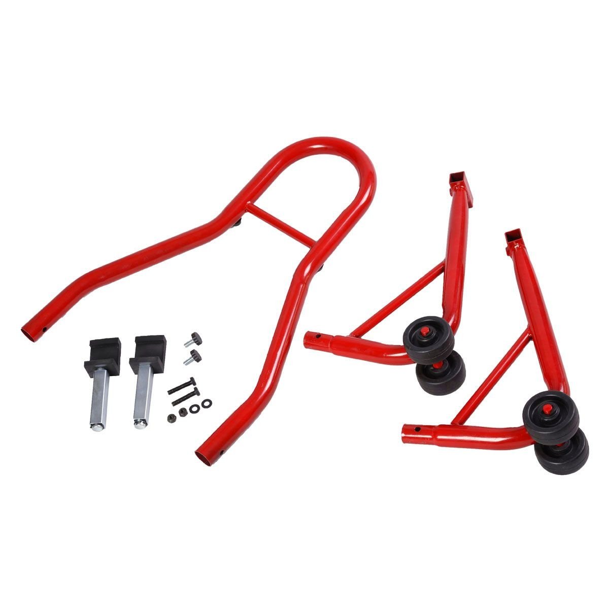 Support de réparation pour motos Coast - Roue arrière - Rouge