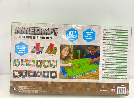 A Ambassador® Minecraft Arcade Air Hockey - Air hockey - Table top - Jeu de société - The Big Toy Book 2025
