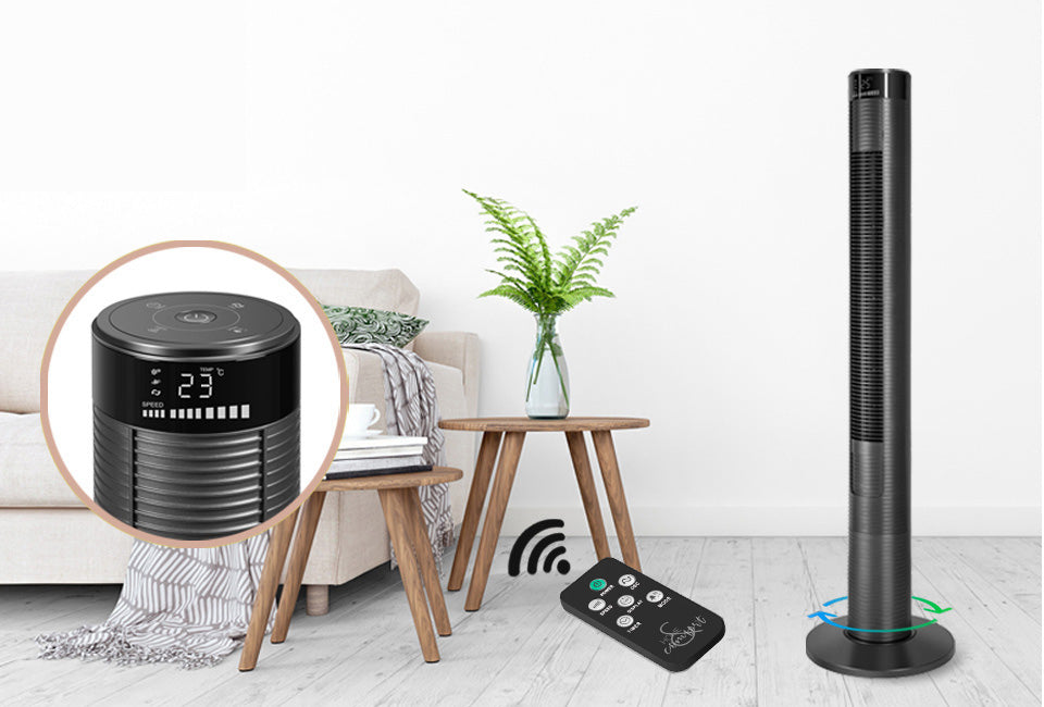 Home & confort Ventilateur de tour à 3 vitesses