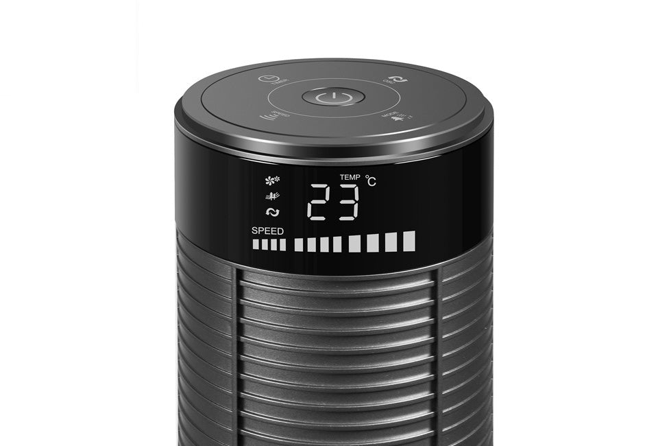 Ventilateur de tour à 3 vitesses - noir