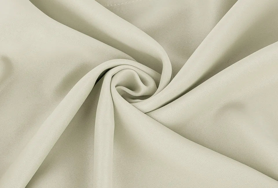 Home & Comfort Rideau occultant - Taupe clair - 300 x 250 cm - Avec anneaux - 3 couches d'occultation