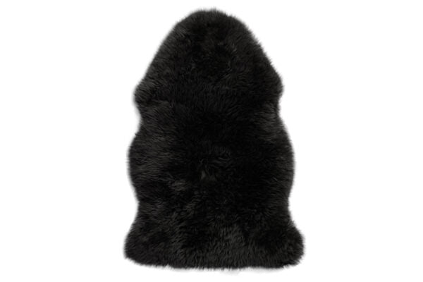 Lifa Living - Peau de mouton XL - Noir - 100% laine de mouton naturelle - approx. 100 x 70 cm