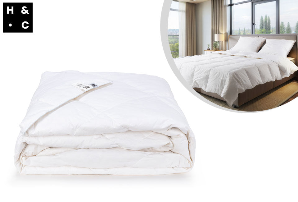 H&Q Couette en duvet luxueuse 135x200cm