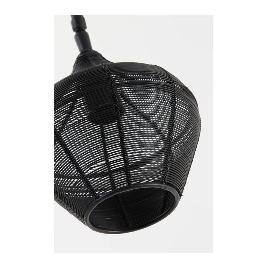 Light & Living Lampe à poser Bendigo - Lampe à arc industrielle - Noir mat - E27 - 61 cm de haut