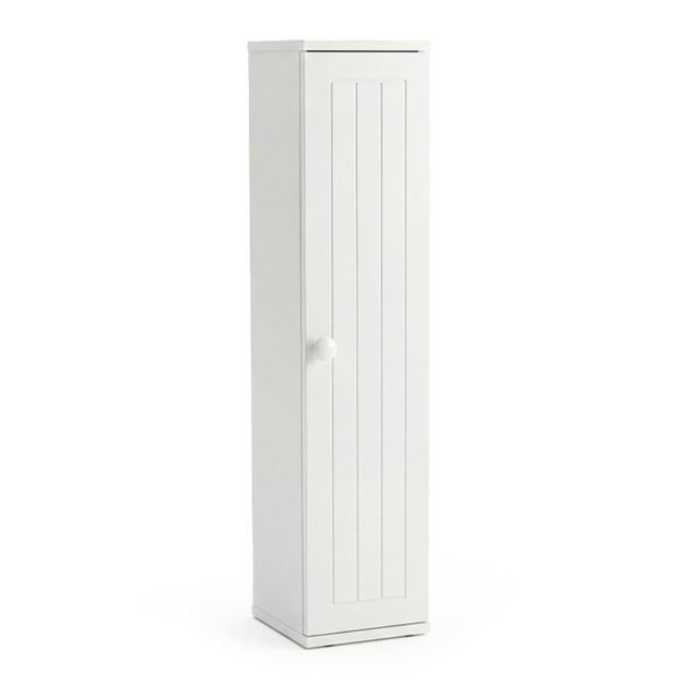 Meuble de salle de bains Coast Smalle – 5 compartiments de rangement – 17 x 16 x 69 cm – Blanc