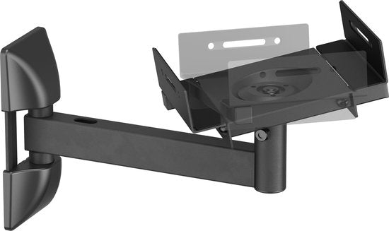 Support mural pour haut-parleurs universel - fixation murale de haut-parleurs - support mural pour haut-parleurs - fixation murale de haut-parleurs - orientable orientable inclinable - charge admissible de 25 kg - jeu de 2 pièces