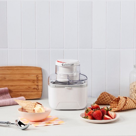 Cuisinart - Solo Scoops : machine à glace - Machine à sorbet et à yaourt glacé - Machine à glace - 475 ml