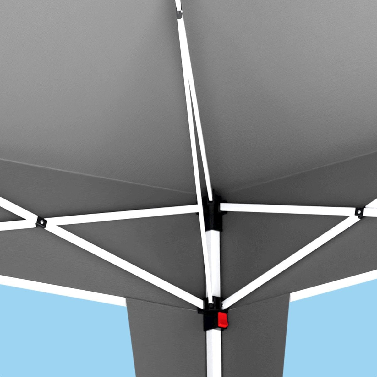 Tente de jardin - LifeGoods - Imperméable - Avec sac de transport - 3x3 m - Gris