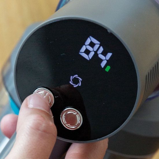 Livington Sense IQ – Aspirateur sans fil intelligent avec détection des saletés, articulation flexible, brosse à LED et système de filtration à 5 niveaux - Aspirateur sans fil - Appareil de nettoyage des sols