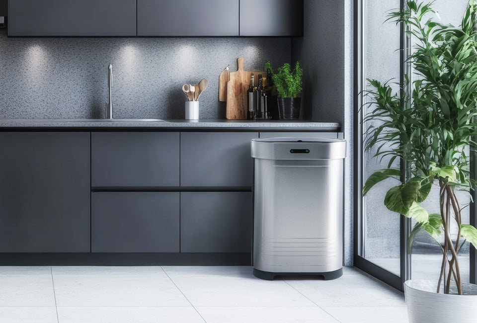 Poubelle 52L avec capteur - Solution intelligente et hygiénique pour la maison et le bureau