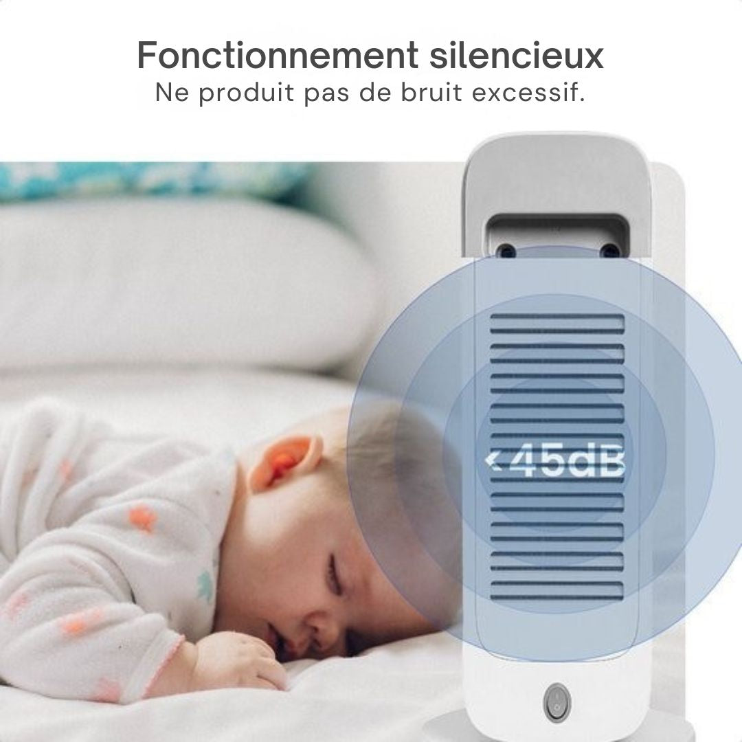 Chauffage soufflant - Gologi - avec thermostat - Radiateur - Fonctionne avec application et commande tactile - 1500W - blanc