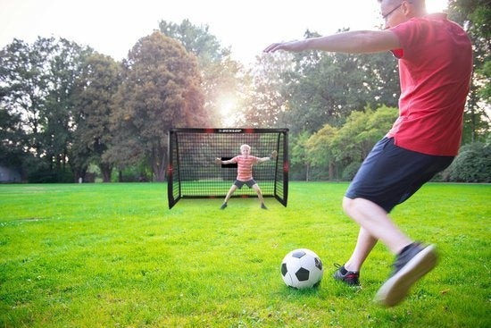 But de football Dunlop 180 x 120 x 60 CM - Noir