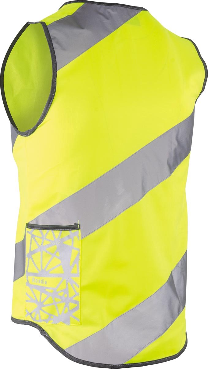 WOWOW Roadie Gilet de sécurité - Veste fluo Cyclisme running - Certificat EN1150