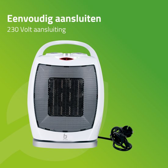Bo-Camp - Chauffage céramique - Oscillant - 450/900/1500 watts