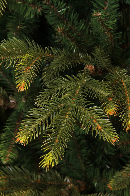 Black Box Trees Frasier - Sapin artificiel - Sapin de Noël à la forme naturelle et capricieuse - Aiguilles en PE et structure articulée - Décoration de Noël d'intérieur - H 155 x P 109 cm - Vert
