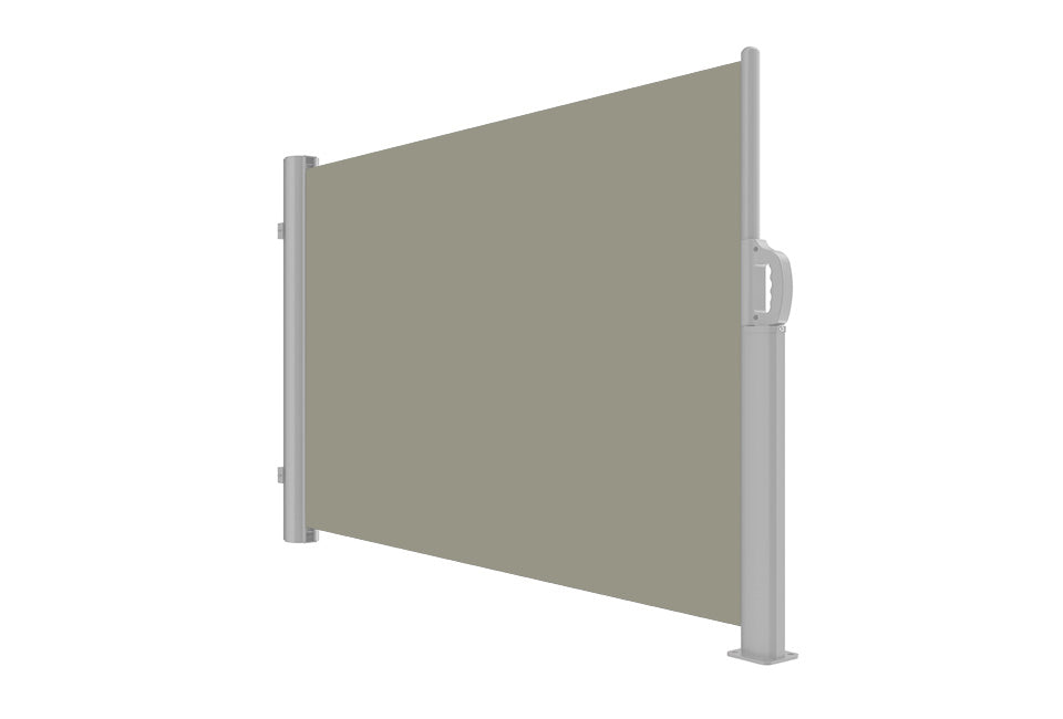 Hortensus - Brise-vent rétractable anthracite ou beige de Hortensus - 140 x 300 cm - Beige