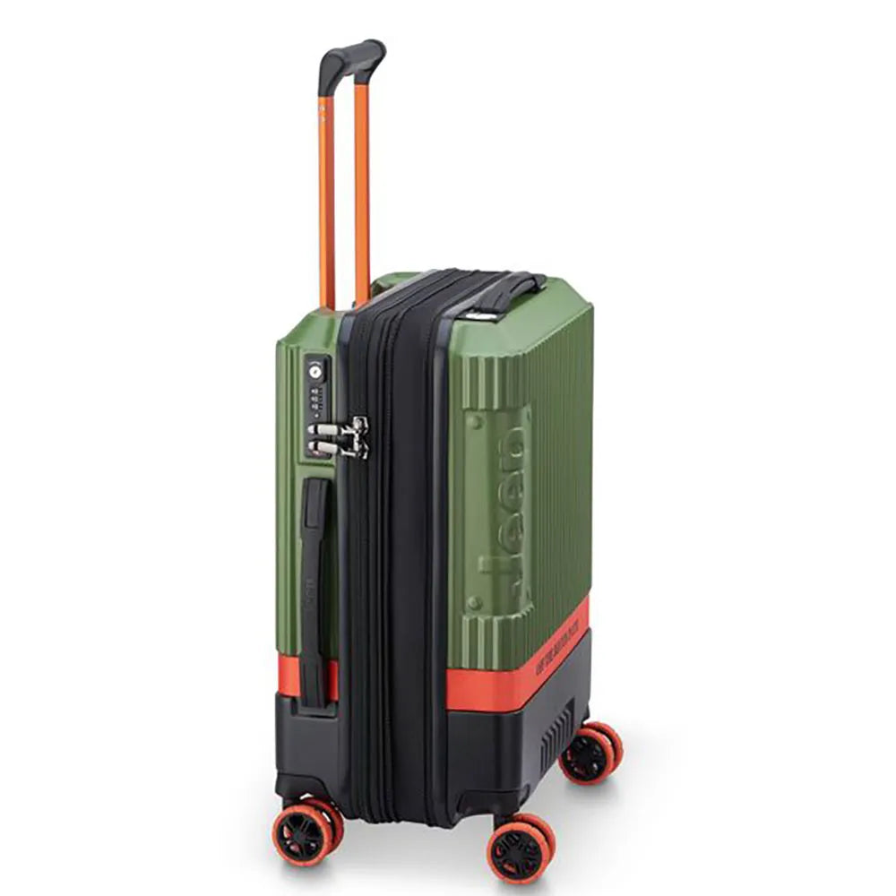 Valise cabine Delsey Slim JH001A 55 cm - 37 L - Verte