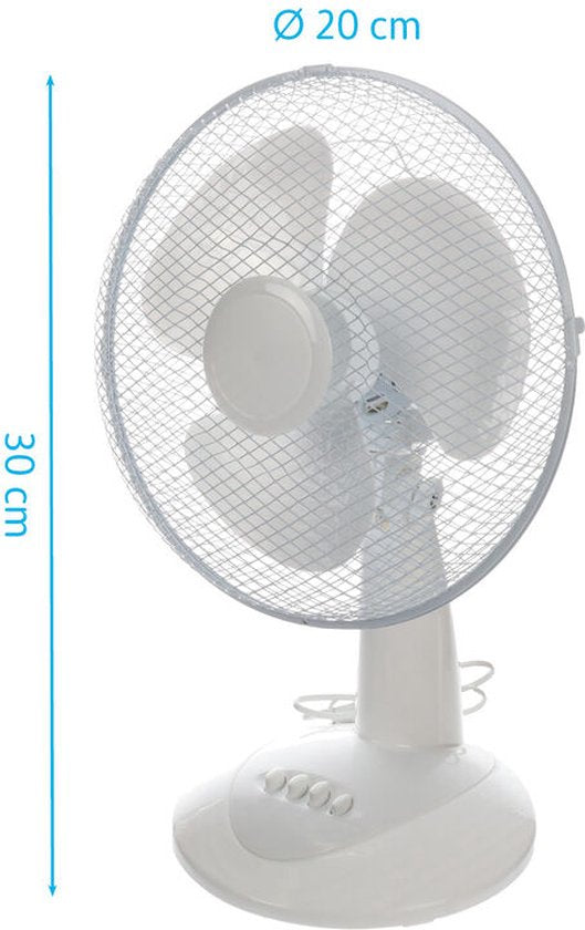 Excellent Electrics - Ventilateur de table - Blanc