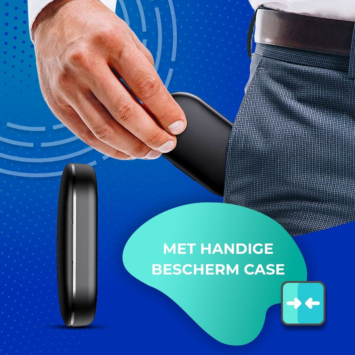 Casque Bluetooth avec étui de chargement - Casque intra-auriculaire - Casque sans fil avec microphone - Bluetooth 5.1 - Appels mains libres - Étanchéité IPX7