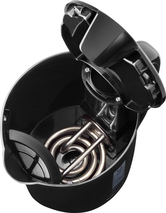 Tomado TWK1700B - Bouilloire - 1,7 litres - Plastique - Léger - Indicateur de niveau d'eau - Noir