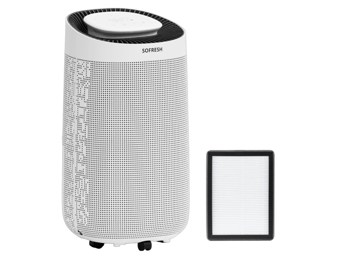 Sofresh Virgo 2-en-1 : déshumidificateur et purificateur d'air - Capacité 16 L - Blanc