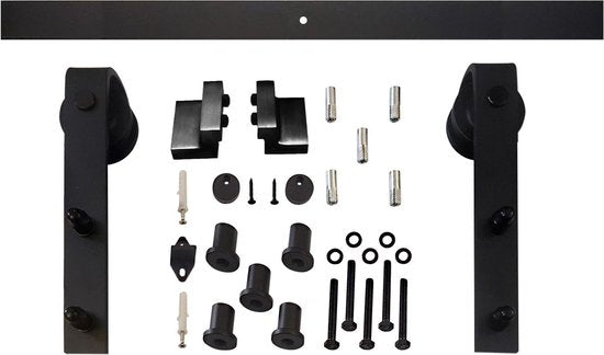 Système de porte coulissante Intersteel Basic noir mat