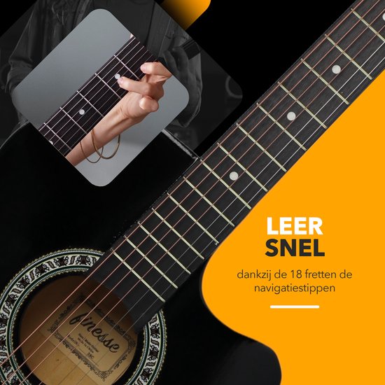 Finesse Acoustic Guitar Starter Set - Modèle Houston