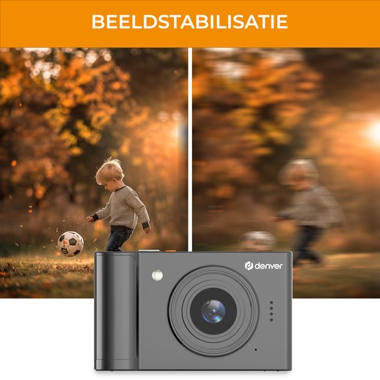 Denver Caméra numérique Full HD - 48MP - Caméra Vlog - Photo et vidéo - Caméra - DCA4811B