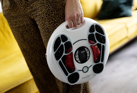 Stimulateur musculaire et plantaire - Nexxt – 25 programmes – Télécommande – Coussinets de gel – Soulagement des douleurs et circulation