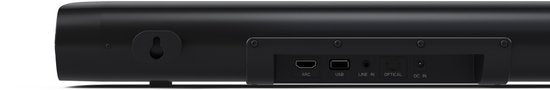 Barre de son Sharp HT-SB107 2.0 - 90 W - compacte - Bluetooth - noire