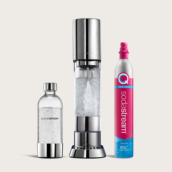 Machine à eau gazeuse Sodastream Enso en acier inoxydable