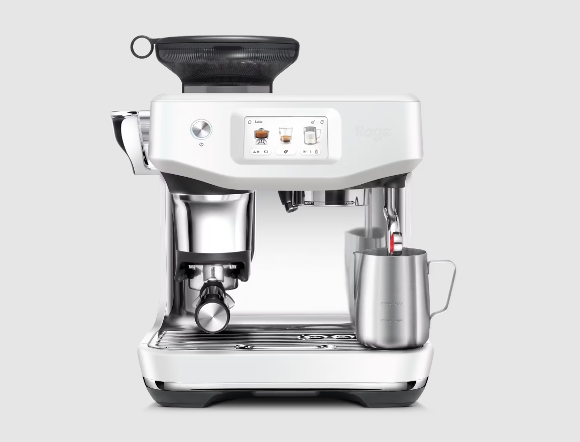 Sage de Barista Impress Touch Machine à café - acier inoxydable - 36 x 34 x 41.5 cm - Couleur sel de mer