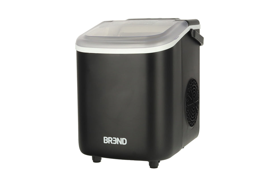 Machine à glaçons Brend noire - 21,4 x 28,3 x 29,9 cm - Machine compacte et silencieuse avec réservoir d'eau de 1,1 L