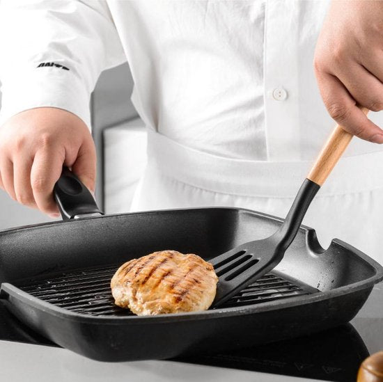 VAIVE Batterie de cuisine 13 pièces avec support - Batterie de cuisine - Fouet - Spatule Silicone