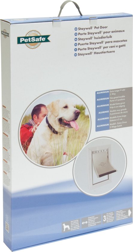 Petsafe 660 Porte pour chien - Jusqu'à 100 kg - Aluminium