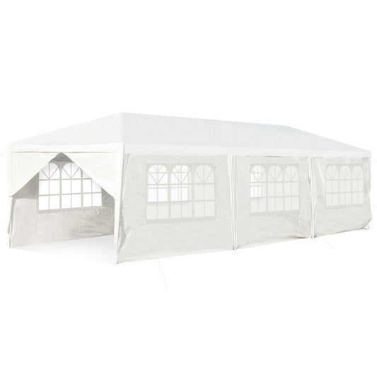 Coast Pavillon de jardin 3x9m Tente de fête Tente de jardin Protection UV blanc