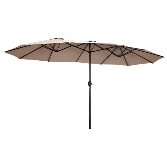 Parasol double Coast - Ø480 cm - Beige