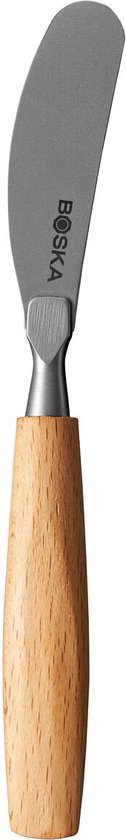 Boska Cheese Knife Set Amigo Small - Couteaux à fromage - Lot de 5 - Pour tout type de fromage - anti-adhésif - Ergonomique - Acier inoxydable et bois de hêtre