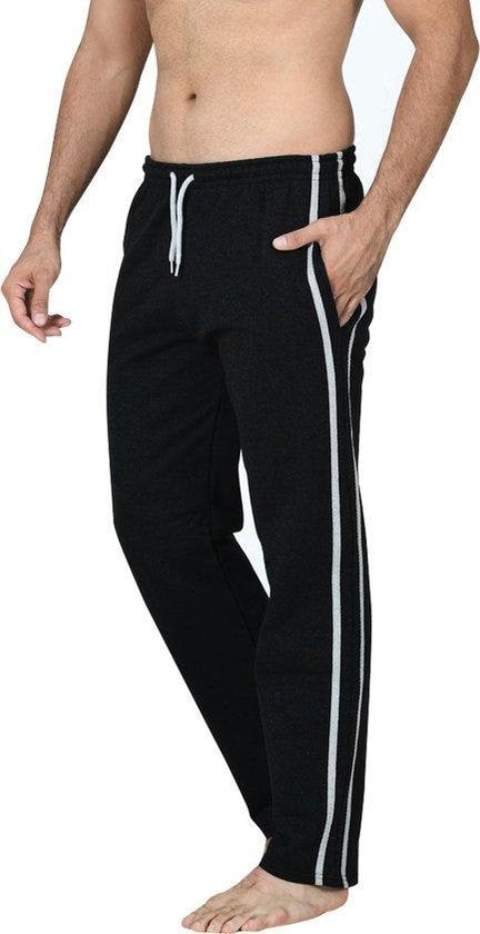 Pierre Calvini - Pantalon de survêtement homme - 2 Pack - Noir Gris - XXL