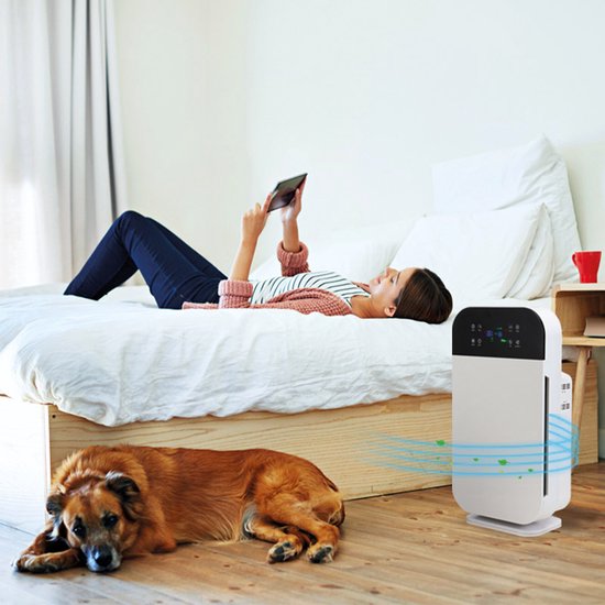 Purificateur d'air MediaShop AirPurifier Deluxe 40 m² Blanc