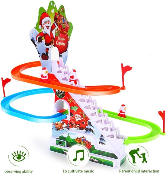 Arbre de Noël à grimper - Avec lumière et musique - Play set