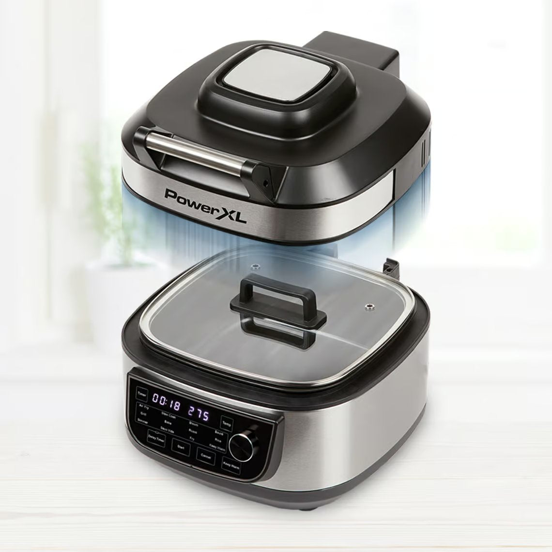 Multicuiseur PowerXL MultiCooker 12-en-1 - Remplace 12 appareils de cuisine - Livre de recettes inclus - Facile à nettoyer