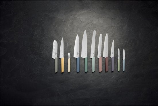 Victorinox Swiss Modern Couteau à viande - 19cm - Acier inoxydable/PP - Jaune miel