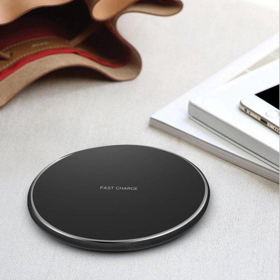The Life Style Goods - Chargeur sans fil 10W - Câble inclus - Chargeur sans fil - Chargeur rapide - iPhone et Samsung