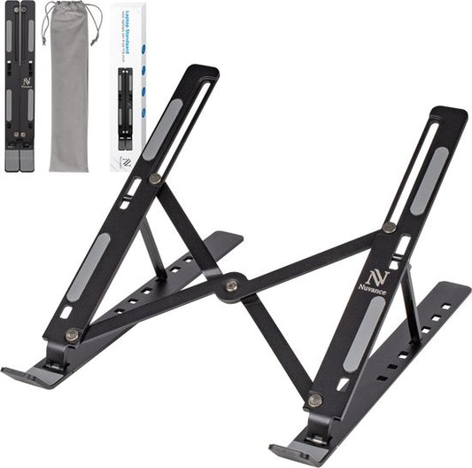 Support pour ordinateur portable Nuvance - Support pour ordinateur portable - Réglable – jusqu'à 17 pouces – Support pour tablette – Support pour ordinateur portable - Rehausseur